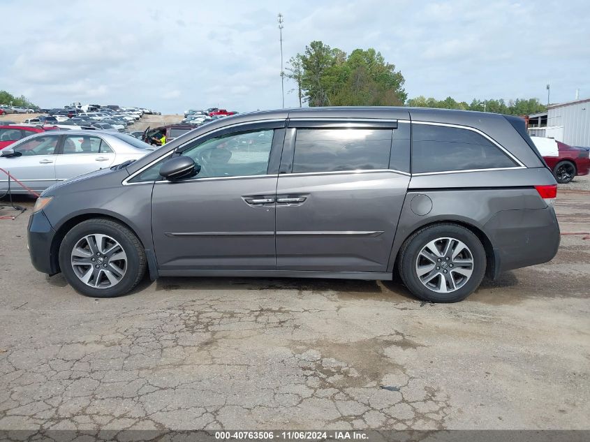 2014 Honda Odyssey Touring/Touring Elite VIN: 5FNRL5H95EB097512 Lot: 40763506