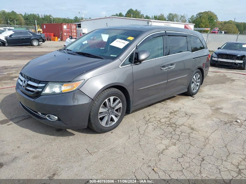 VIN 5FNRL5H95EB097512 2014 Honda Odyssey, Touring/T... no.2