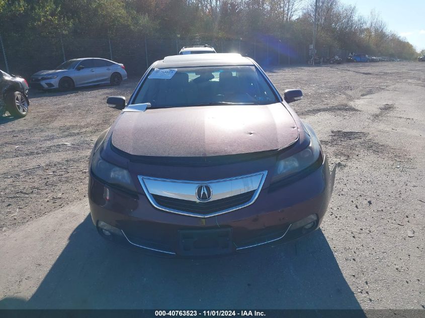 2013 Acura Tl 3.5 VIN: 19UUA8F58DA003925 Lot: 40763523