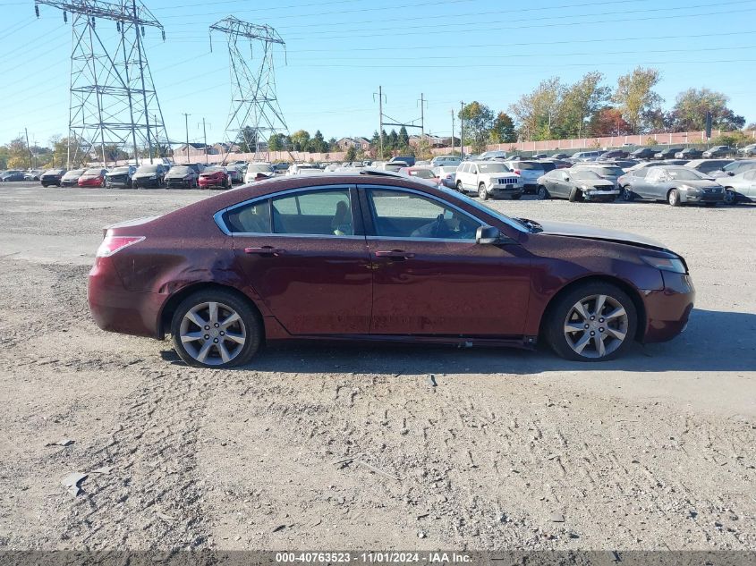 2013 Acura Tl 3.5 VIN: 19UUA8F58DA003925 Lot: 40763523