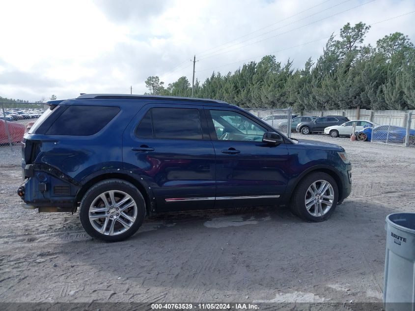 2017 Ford Explorer Xlt VIN: 1FM5K7D80HGD10463 Lot: 40763539