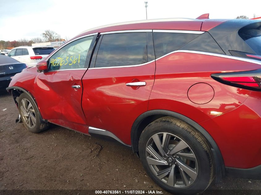 2019 Nissan Murano Sl VIN: 5N1AZ2MSXKN136042 Lot: 40763561