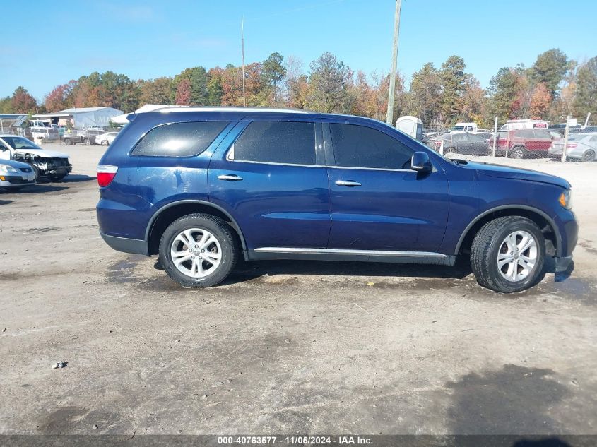 2013 Dodge Durango Crew VIN: 1C4SDJDT0DC695558 Lot: 40763577