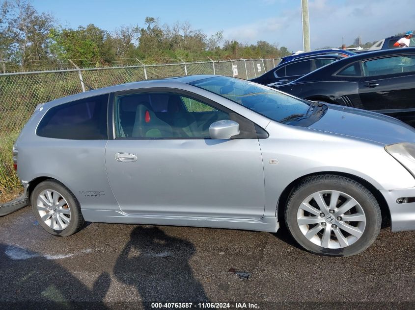 2005 Honda Civic Si VIN: SHHEP335X5U503780 Lot: 40763587