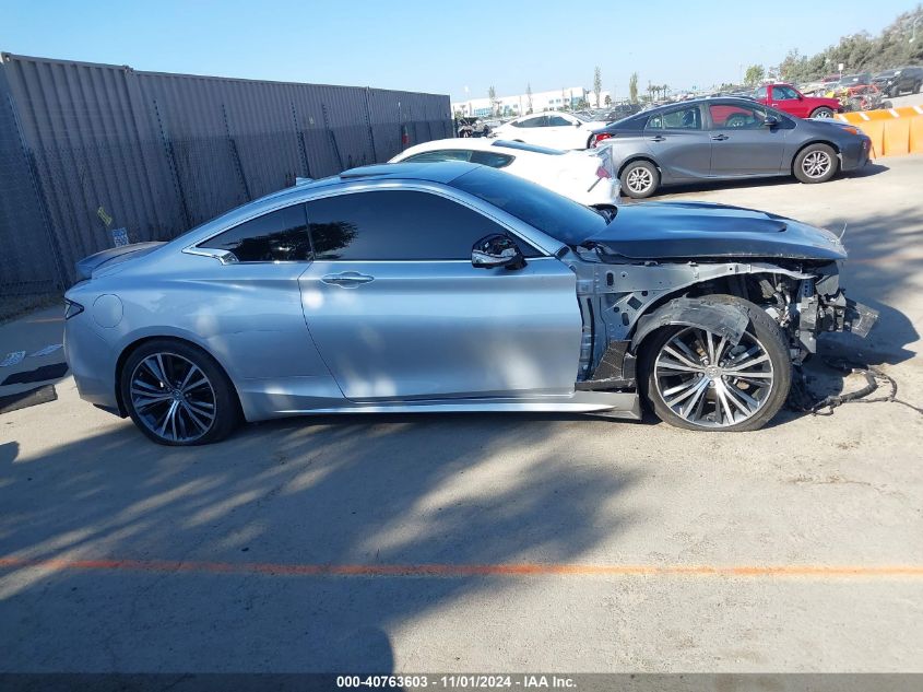 2018 Infiniti Q60 3.0T Luxe VIN: JN1EV7EK6JM341328 Lot: 40763603