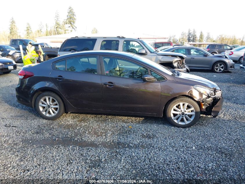 2017 Kia Forte Lx VIN: 3KPFL4A70HE072422 Lot: 40763606