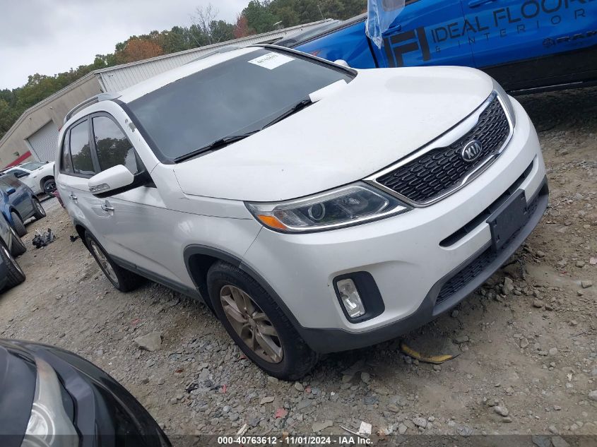 VIN 5XYKT4A64EG481902 2014 KIA Sorento, LX no.1