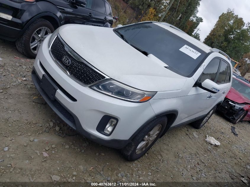 VIN 5XYKT4A64EG481902 2014 KIA Sorento, LX no.2