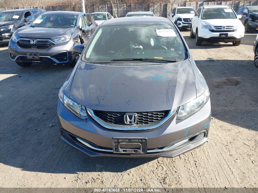 2015 Honda Civic Lx VIN: 19XFB2F56FE027349 Lot: 40763653