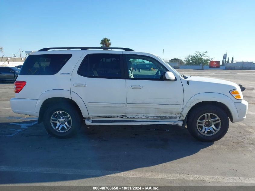 2004 Toyota Sequoia Limited V8 VIN: 5TDZT38A74S218680 Lot: 40763658