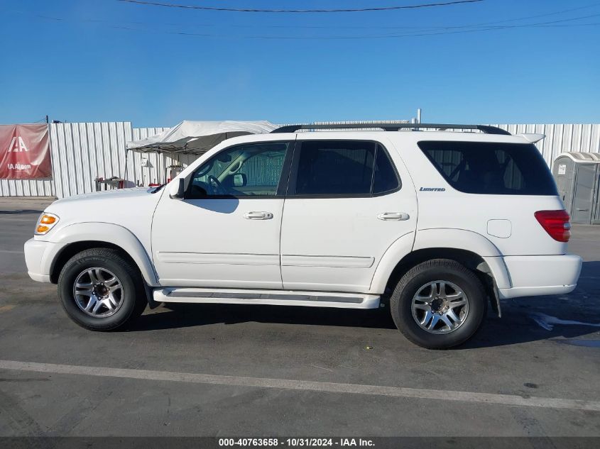 2004 Toyota Sequoia Limited V8 VIN: 5TDZT38A74S218680 Lot: 40763658