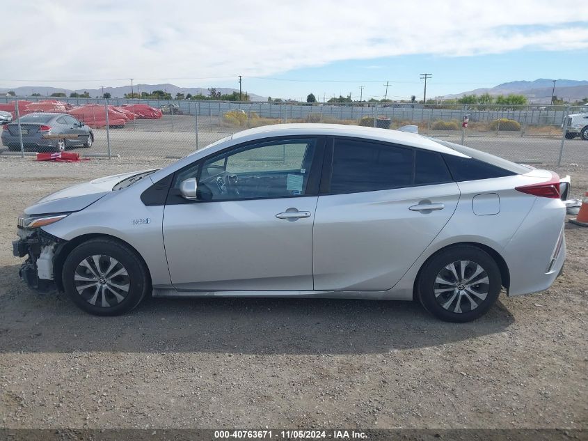 2021 Toyota Prius Prime Le VIN: JTDKAMFP5M3171509 Lot: 40763671