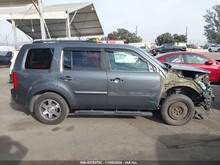 2011 Honda Pilot Touring VIN: 5FNYF4H96BB100829 Lot: 40763702