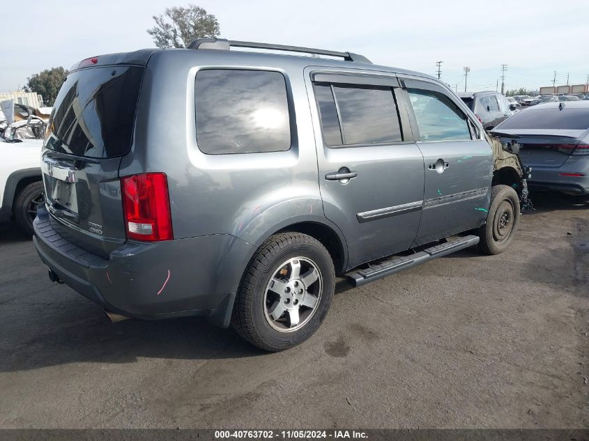 2011 Honda Pilot Touring VIN: 5FNYF4H96BB100829 Lot: 40763702