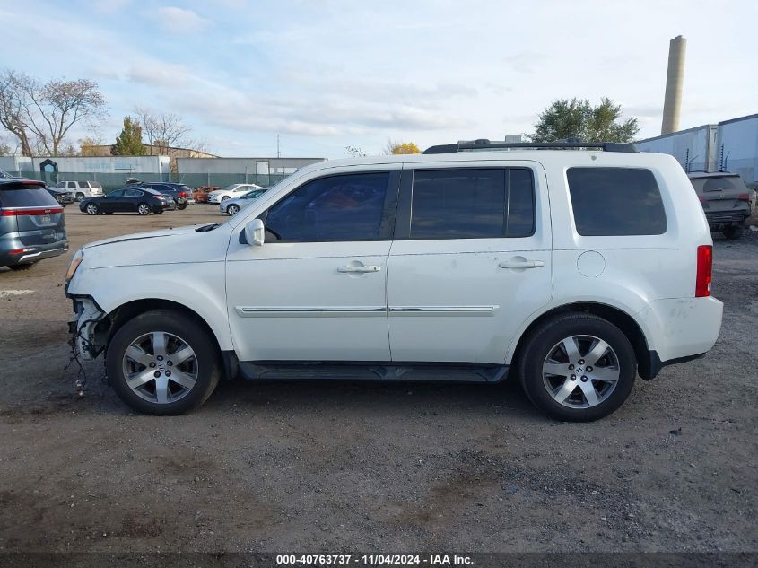 2013 Honda Pilot Touring VIN: 5FNYF4H99DB045327 Lot: 40763737