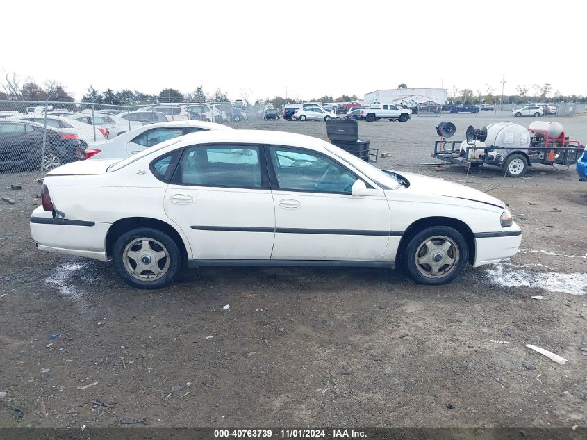 2003 Chevrolet Impala VIN: 2G1WF52E739195547 Lot: 40763739