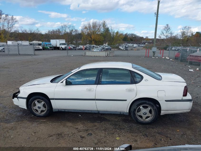 2003 Chevrolet Impala VIN: 2G1WF52E739195547 Lot: 40763739