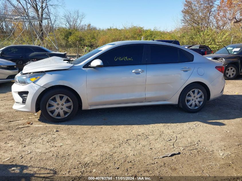 2021 Kia Rio Lx VIN: 3KPA24AD2ME407029 Lot: 40763765