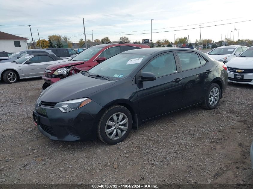 2014 Toyota Corolla Le VIN: 2T1BURHE4EC162860 Lot: 40763792