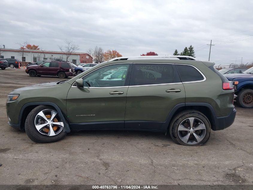 2019 Jeep Cherokee Limited 4X4 VIN: 1C4PJMDNXKD179264 Lot: 40763796