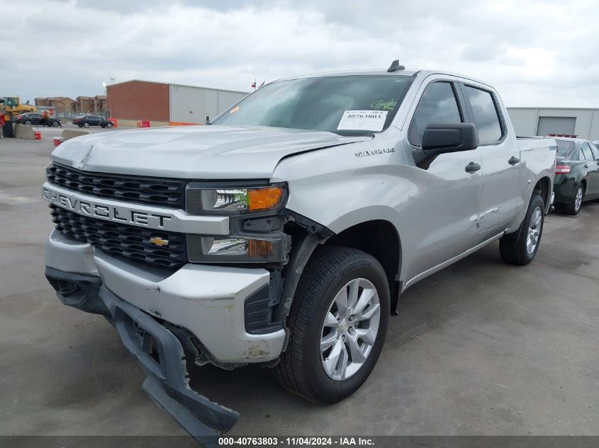 2019 Chevrolet Silverado C1500 Custom VIN: 3GCPWBEH4KG271634 Lot: 40763803