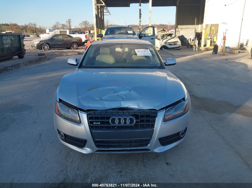 2012 Audi A5 2.0T Premium VIN: WAUVFAFR1CA001685 Lot: 40763821