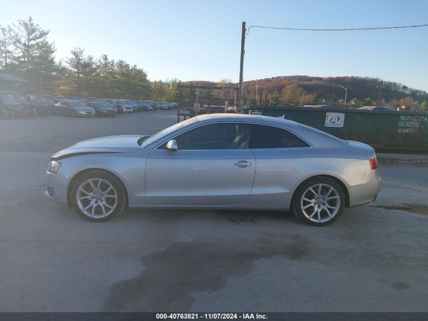 2012 Audi A5 2.0T Premium VIN: WAUVFAFR1CA001685 Lot: 40763821