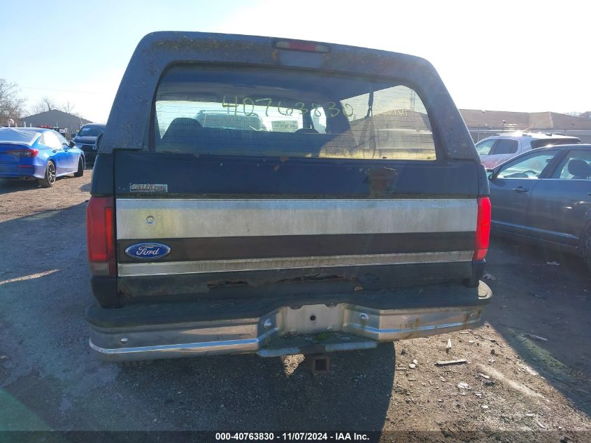 1996 Ford Bronco U100 VIN: 1FMEU15H5TLB18106 Lot: 40763830