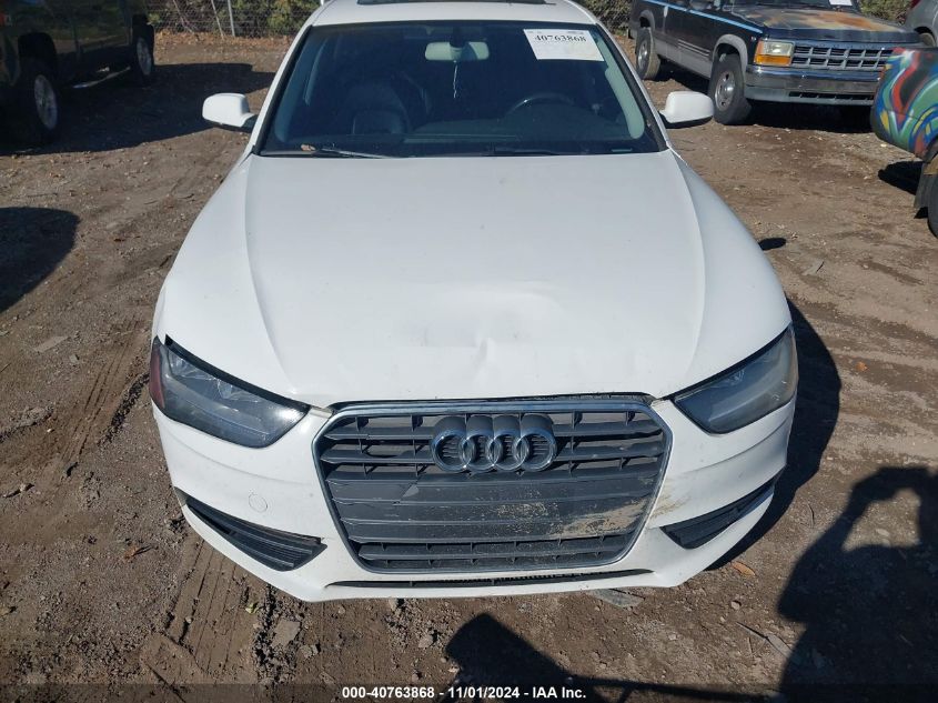 2013 Audi A4 2.0T Premium VIN: WAUAFAFL1DA166227 Lot: 40763868