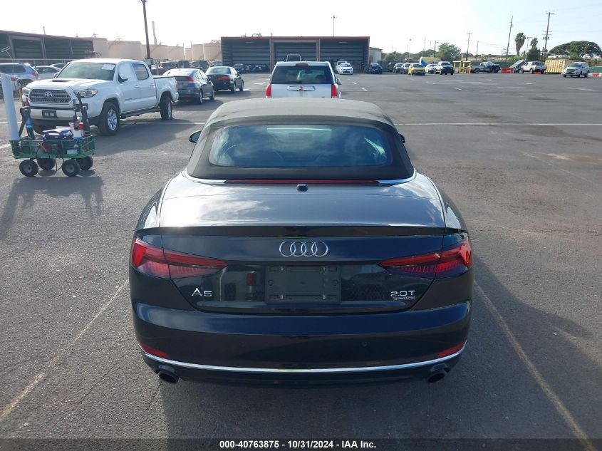 2018 Audi A5 Premium Plus VIN: WAUYNGF54JN008779 Lot: 40763875