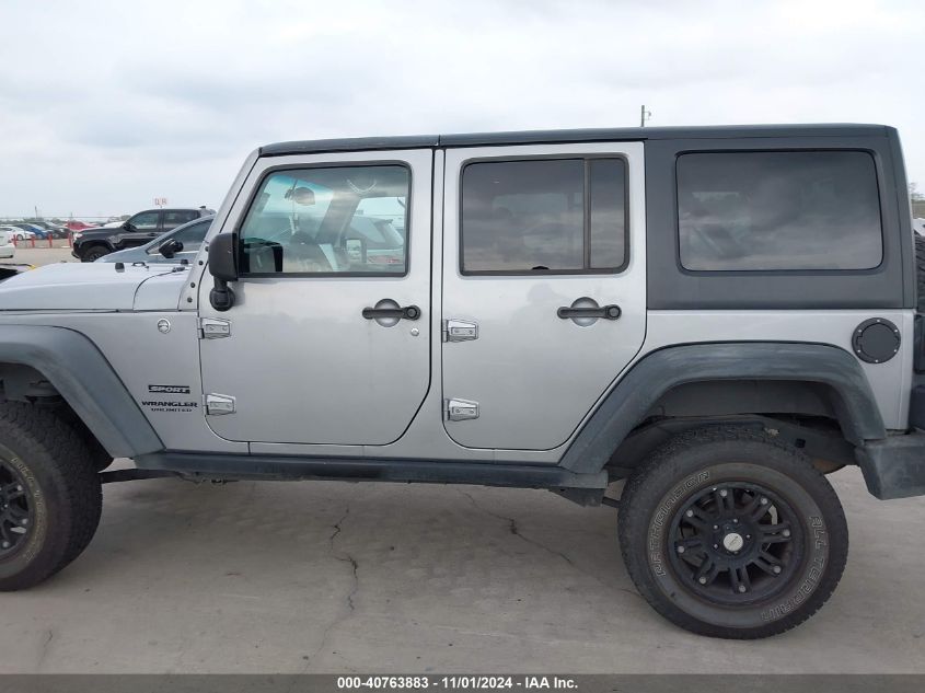 2015 Jeep Wrangler Unlimited Sport VIN: 1C4HJWDG4FL739941 Lot: 40763883