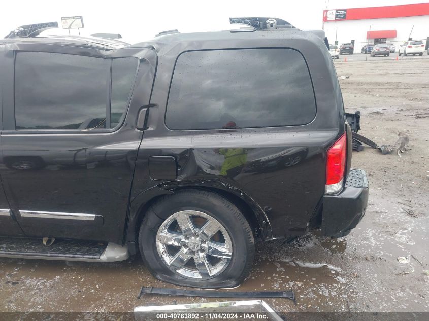 2011 Nissan Armada Platinum VIN: 5N1BA0NF4BN622119 Lot: 40763892