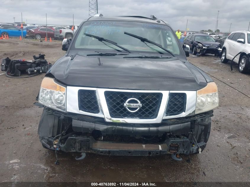 2011 Nissan Armada Platinum VIN: 5N1BA0NF4BN622119 Lot: 40763892