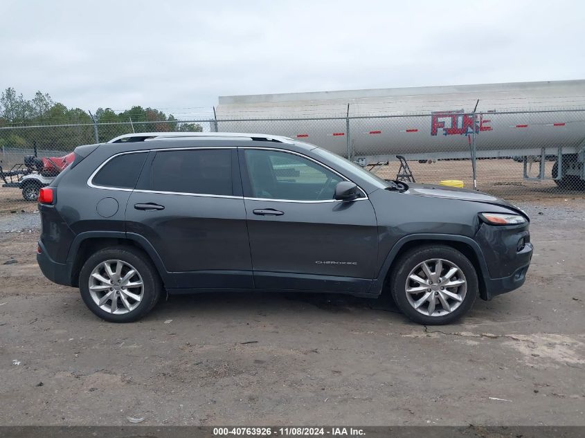 2016 Jeep Cherokee Limited VIN: 1C4PJLDB0GW160928 Lot: 40763926