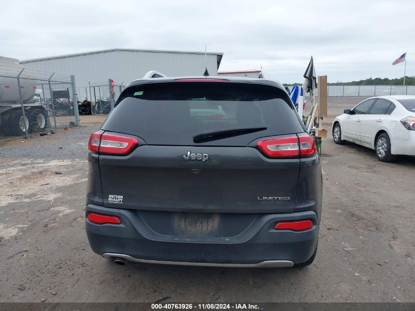 2016 Jeep Cherokee Limited VIN: 1C4PJLDB0GW160928 Lot: 40763926