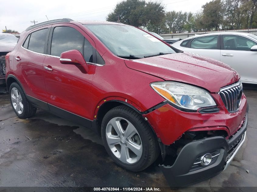 2015 Buick Encore Convenience VIN: KL4CJBSB9FB120200 Lot: 40763944