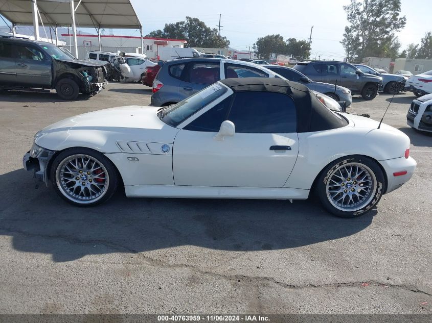 2001 BMW Z3 2.5I VIN: WBACN33401LK47238 Lot: 40763959