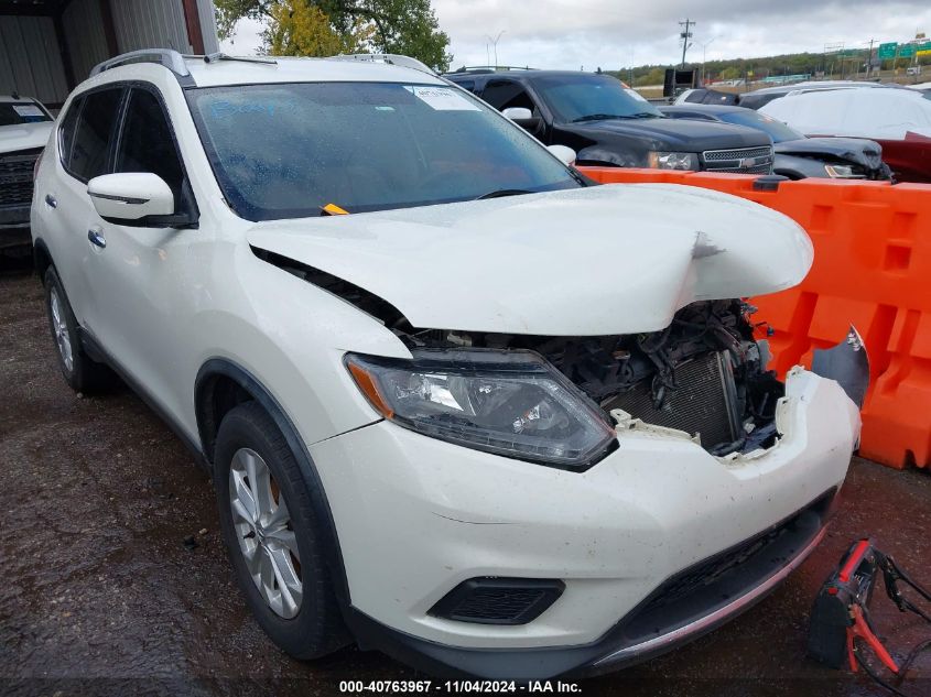 2016 Nissan Rogue Sv VIN: KNMAT2MT5GP669880 Lot: 40763967