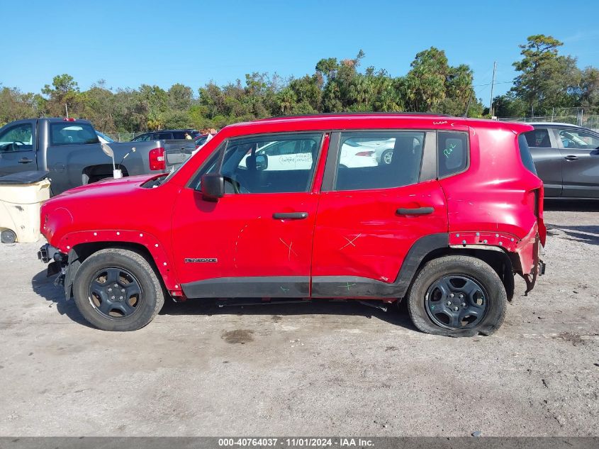 2019 Jeep Renegade Sport Fwd VIN: ZACNJAAB8KPK12860 Lot: 40764037