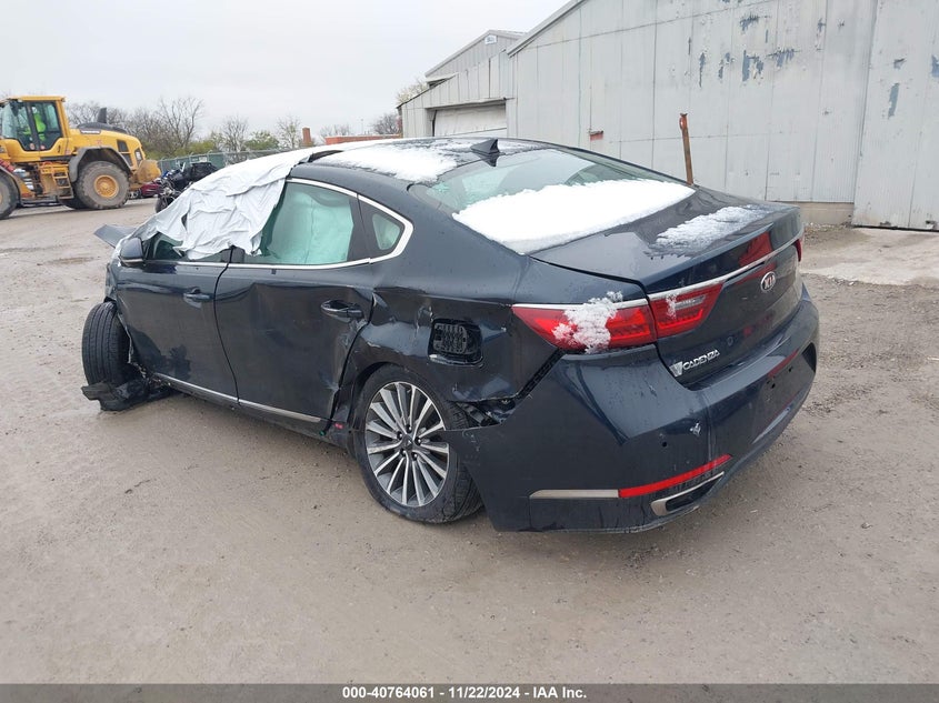 Vin: knalc4j11h5052350, lot: 41253538, kia cadenza premium 20173