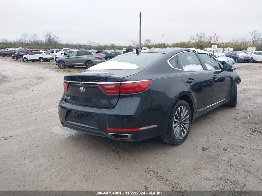 Vin: knalc4j11h5052350, lot: 41253538, kia cadenza premium 20174