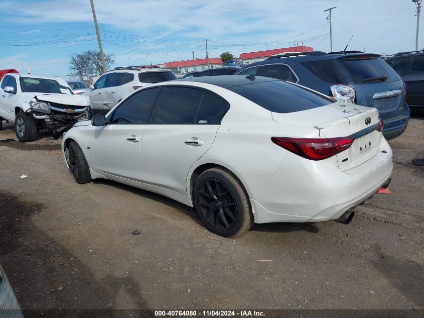 2019 Infiniti Q50 3.0T Luxe VIN: JN1EV7AR9KM552267 Lot: 40764080