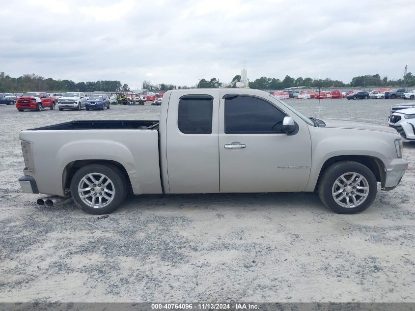 2007 GMC Sierra 1500 Sle1 VIN: 1GTEC19C97Z500759 Lot: 40764096