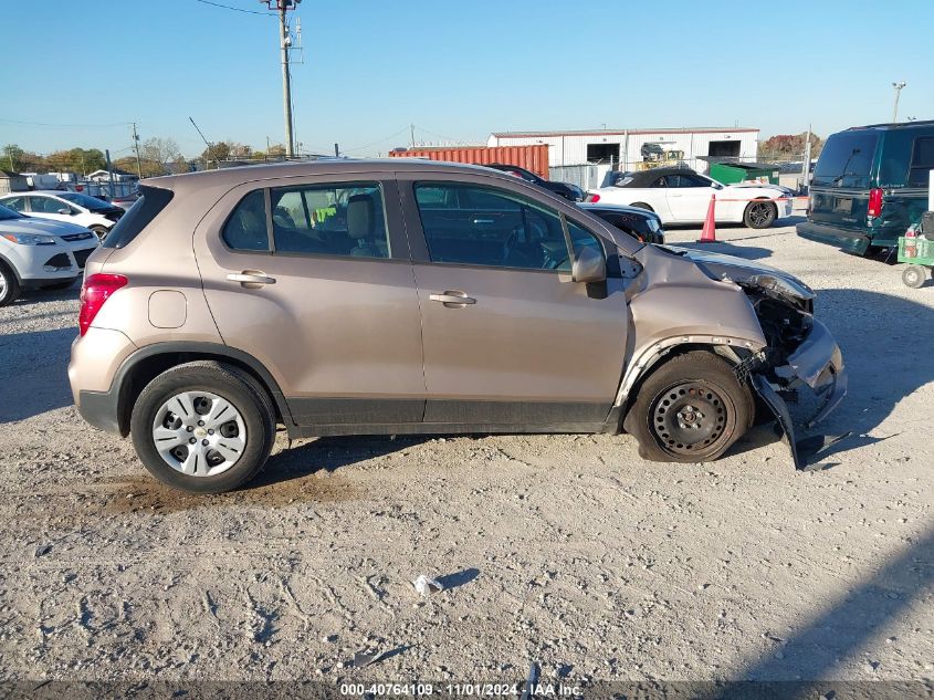 2018 Chevrolet Trax Ls VIN: 3GNCJKSB7JL412108 Lot: 40764109