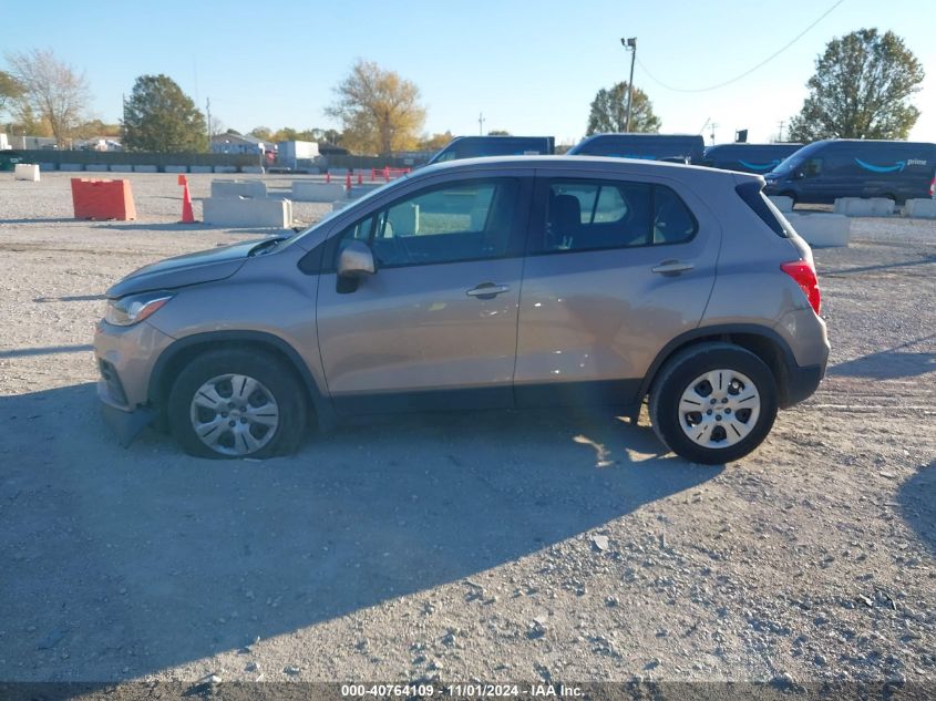 2018 Chevrolet Trax Ls VIN: 3GNCJKSB7JL412108 Lot: 40764109