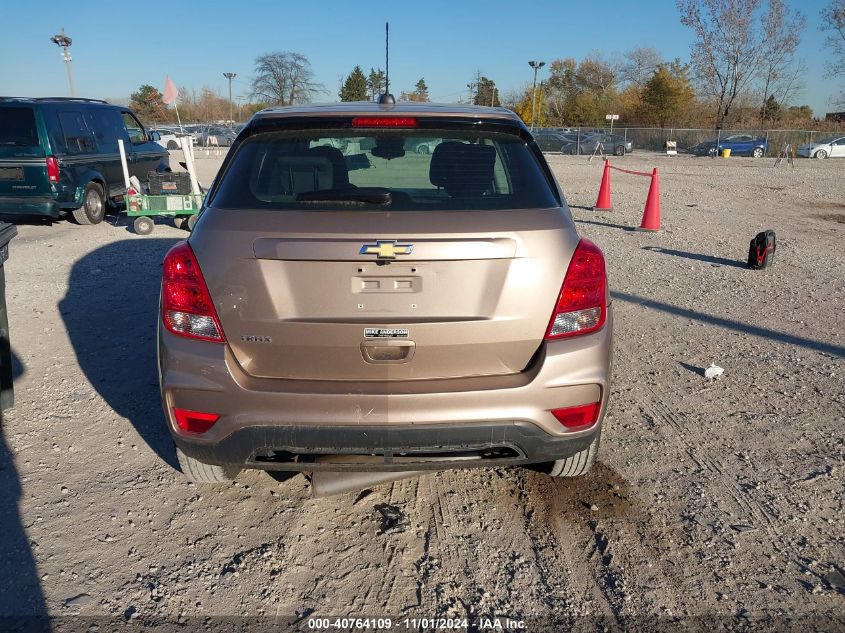 2018 Chevrolet Trax Ls VIN: 3GNCJKSB7JL412108 Lot: 40764109