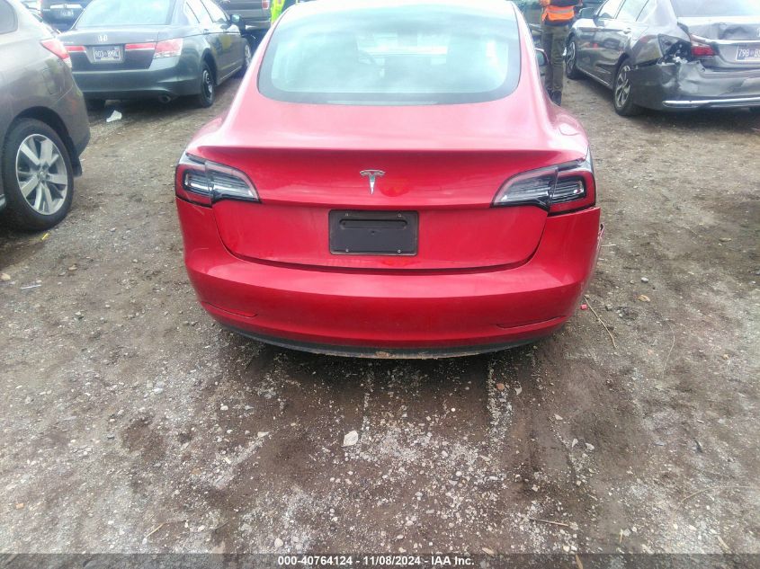 2022 Tesla Model 3 Rear-Wheel Drive VIN: 5YJ3E1EA1NF349795 Lot: 40764124