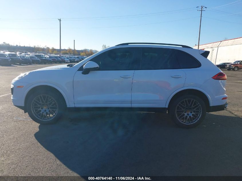 2018 Porsche Cayenne Platinum Edition VIN: WP1AA2A25JKA06037 Lot: 40764140