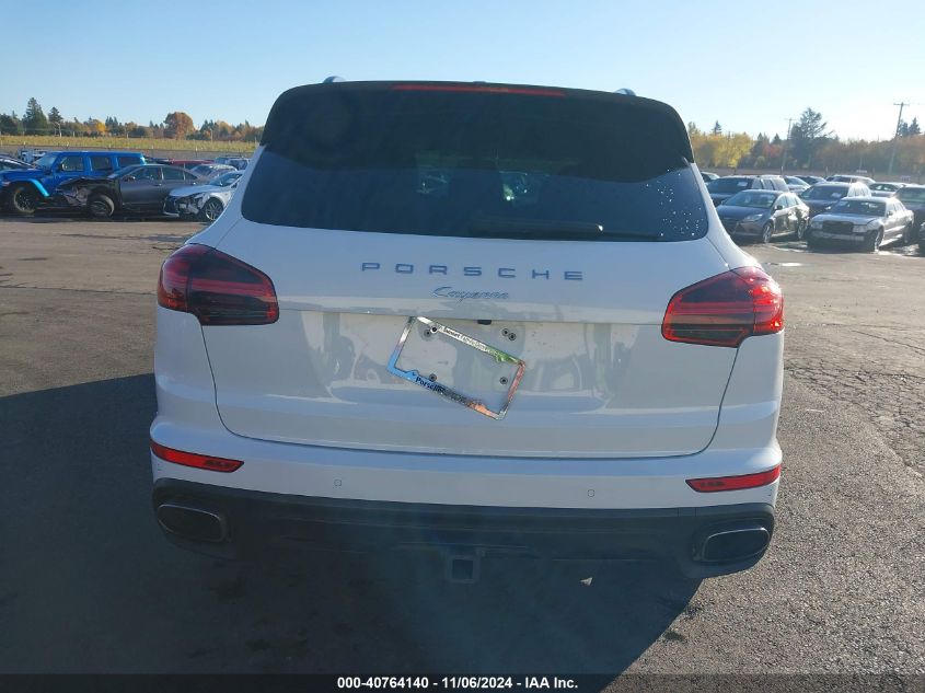 2018 Porsche Cayenne Platinum Edition VIN: WP1AA2A25JKA06037 Lot: 40764140