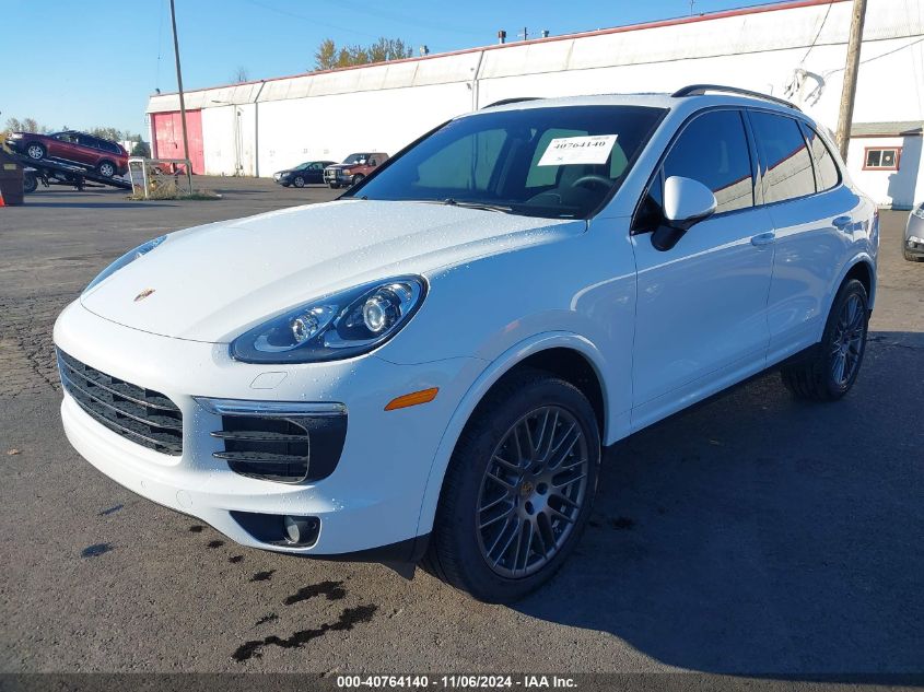 VIN WP1AA2A25JKA06037 2018 Porsche Cayenne, Platinu... no.2